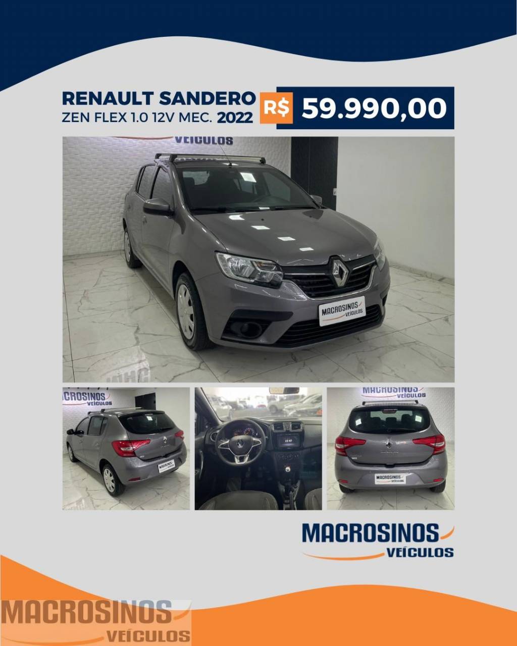 Renault Sandero Zen Flex 1.0 5p Mec.    2022