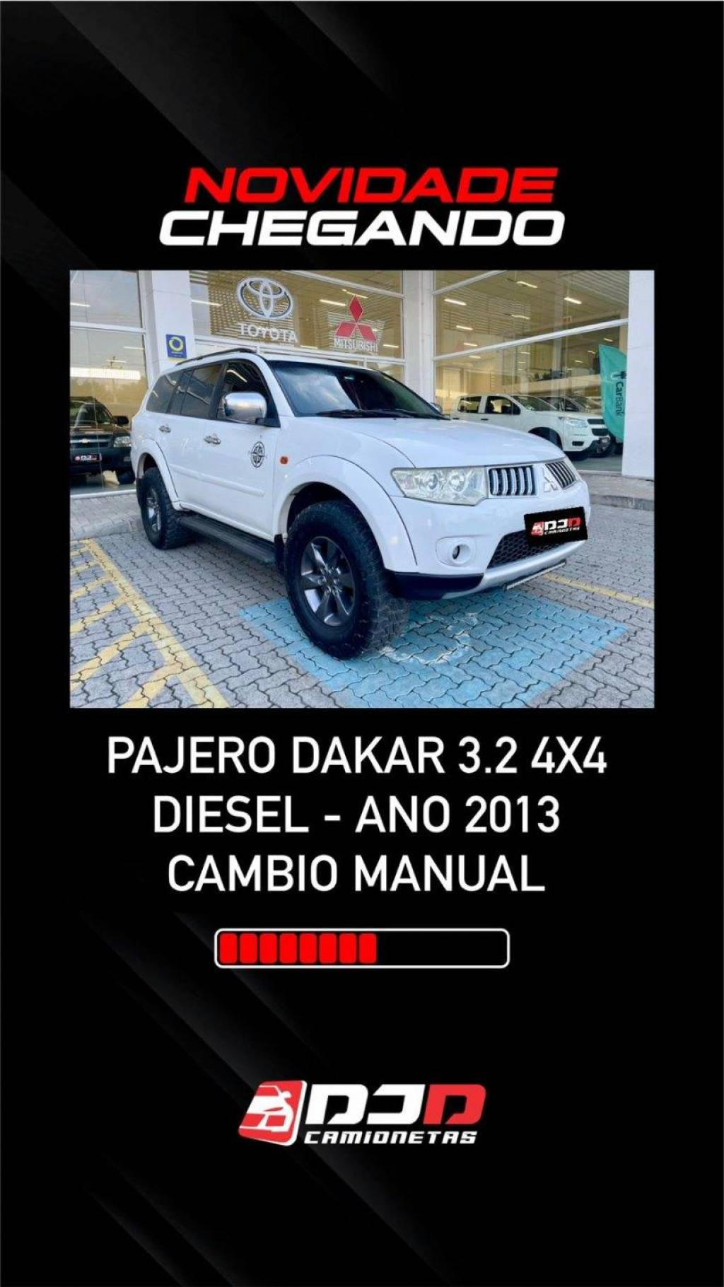 Mitsubishi Pajero DAKAR 3.2 4x4 T.I. Dies. 5p Mec.    2013