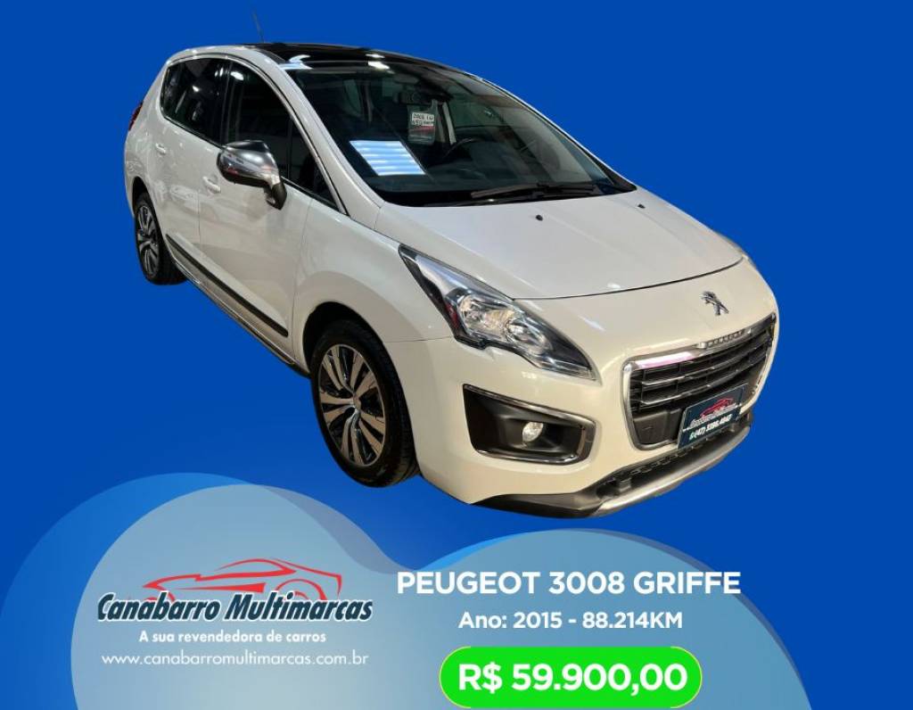 Peugeot 3008 Griffe 1.6 Turbo 16V 5p Aut.    2015