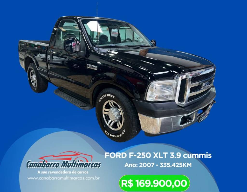 Ford F-250 F-250 XLT 3.9 4x2 Diesel TB    2007