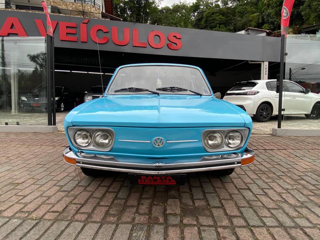 Volkswagen Brasília Placa preta    1975