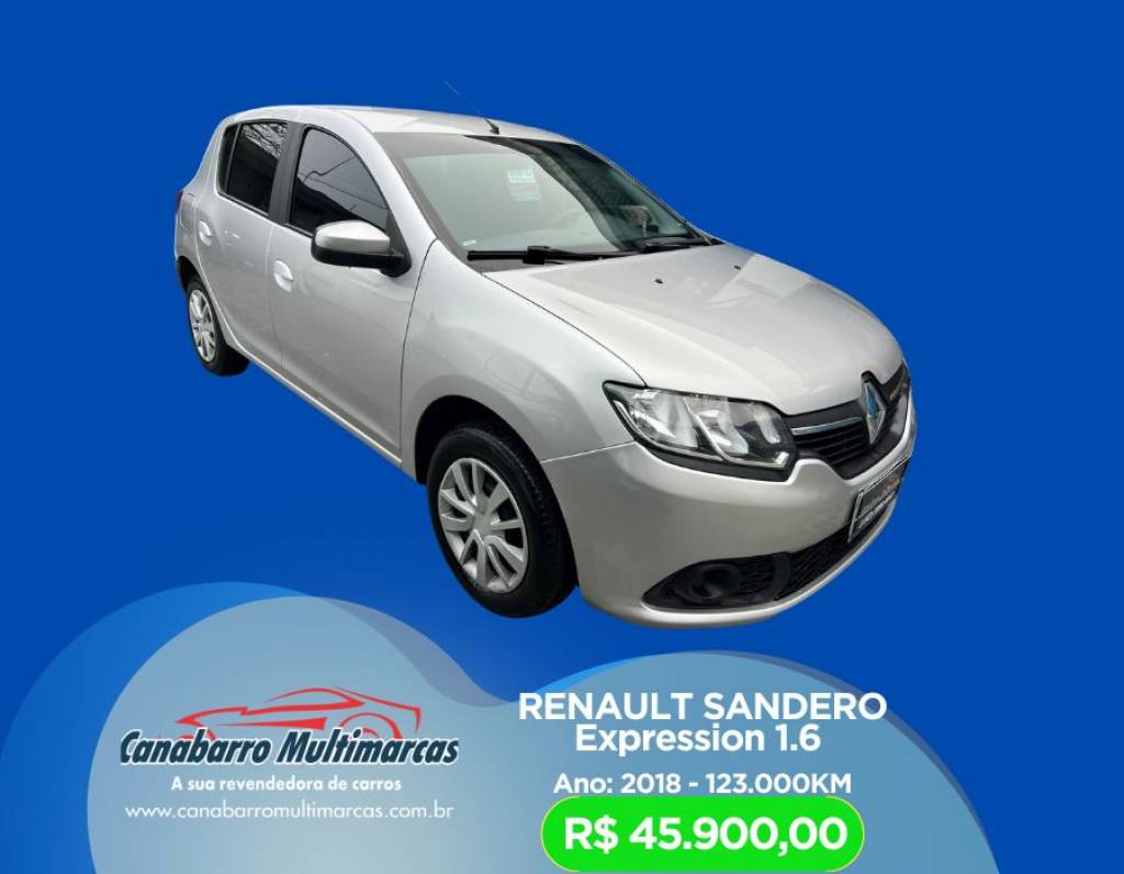 Renault Sandero Expression Flex 1.6 16V 5p    2018