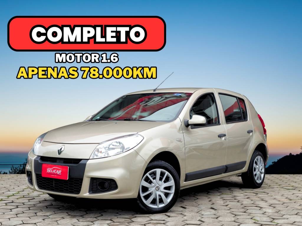 Renault Sandero 1.6 EXPRESSION 8V FLEX 4P MANUAL    2012