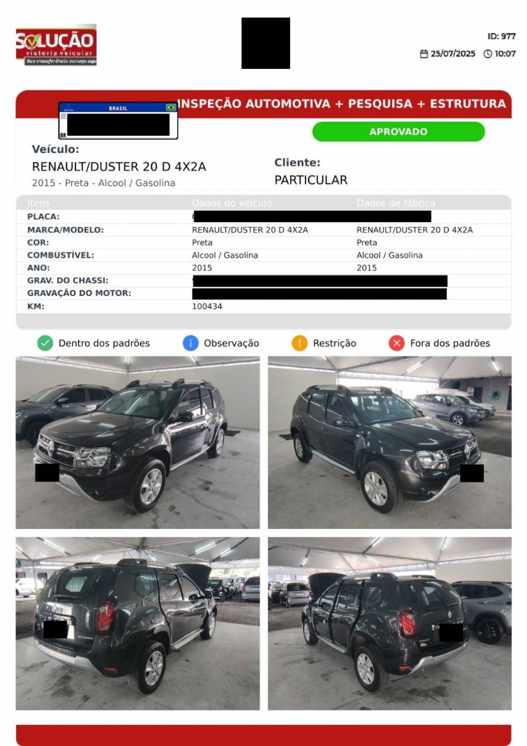 Renault Duster Dynamique 2.0 Flex 16V Aut.    2016