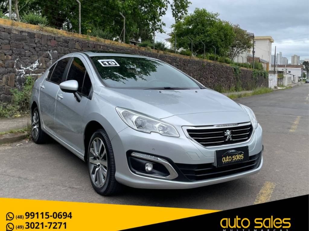 Peugeot 408 1.6 griffe 16v turbo flex 4p automÁtico    2019