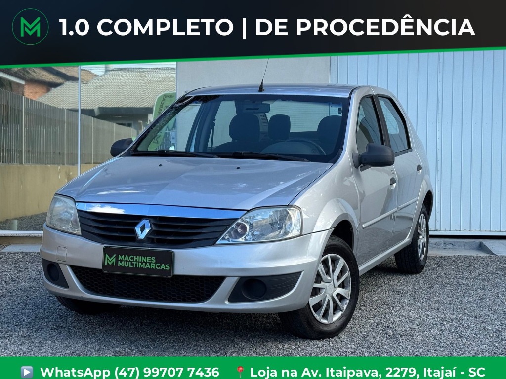 Renault Logan 1.0 COMPLETO (TROCO E FINANCIO)    2012